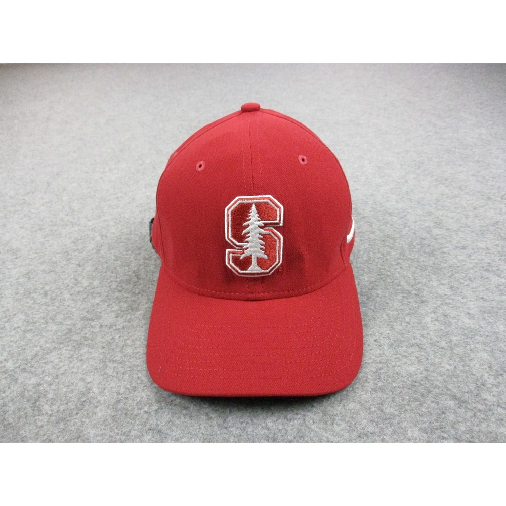 Stanford Cardinal Hat Cap Fitted Mens Medium Red NCAA Football Nike Classic99